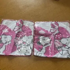 スヌーピーハンドタオル２枚セット