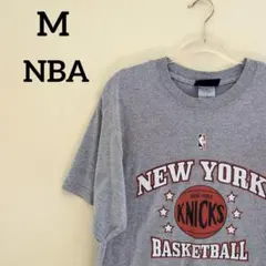 NBA New York Knicks バスケットボールメンズ TシャツグレーM