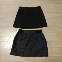 UNIQLO ユニクロ スコート ブラック M