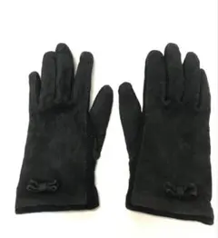 レディース スウェードニットコンビ グローブ 手袋