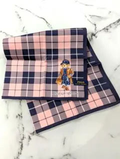 POLO RALPH LAUREN ポロベア ハンカチ チェック