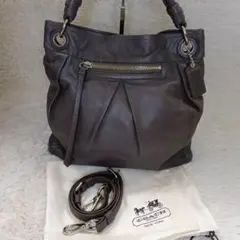 COACH コーチ ２Wayショルダーバッグ Ａ4可 レザー y2k