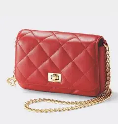 GU キルティングミニショルダーバッグ