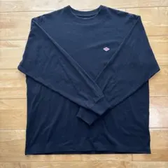 DANTONロングスリーブTシャツLダントンDT-C0200長袖ロンT黒ブラックのサムネイル