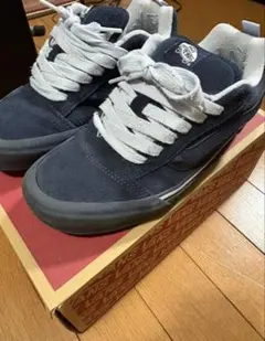 VANS ニュースクール 25.5 未使用 VANS「ニュースクール」異素材ミックススニーカー、ウール