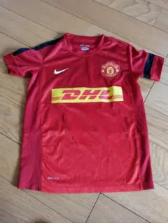 美品 NIKE 140 マンチェスターユナイテッド ユニフォーム DHL 半袖