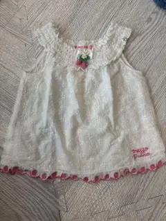 mezzo piano フリルタンクトップ