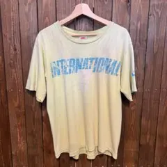 80s 90s ヴィンテージTシャツ NIKE 銀タグ 袖 裾 シングル