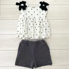 petit main バルーン チュニック ショートパンツ 90cm