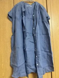 サンバレー　リネン チュニックワンピのサムネイル