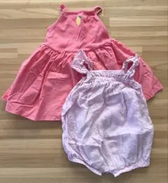 H&M ワンピースとロンパース 2枚セット 6-9M 74cm