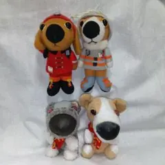 the dogs ぬいぐるみ 　マクドナルド&レスキュードッグ　４点セット