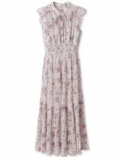 スナイデル Sustainableフリルプリントワンピース　新品タグ付　0