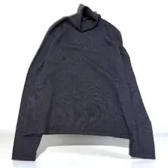 訳ありラルフローレン、ダークグレー タートルネックセーター