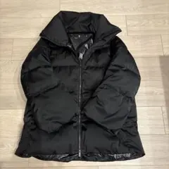 ユニクロ プラスJ ダウンボリュームジャケット ブラック　レディース M