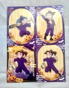 忍たま乱太郎 ファミマプリント 2025秋の段 はろうぃん編 4年生 2L 4枚