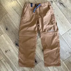 モンベル　120 ブラウン　色 ロングパンツ ゴムウエストのサムネイル