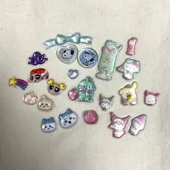 ボンボンドロップシール　ちいかわ　パワパフ　スヌーピー　サンリオ　おはじきシール