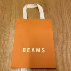 【美品】BEAMS ショップ袋 オレンジ 紙袋 ショッパーのサムネイル