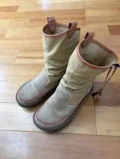 CAMPER カンペール スエード ミドル丈 ブーツ ベージュ 24cm - メルカリ