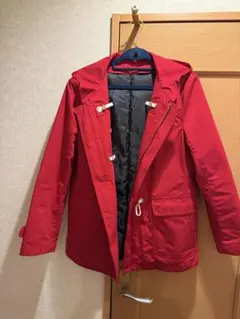 2WAY ジャケット 赤 ライナー付き 取り外し可 レディース