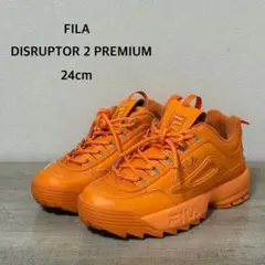 FILA DISRUPTOR 2 PREMIUM 24cm オレンジ