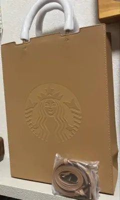 スターバックスマイカスタマイズジャーニー 2026 2WAYレザートートバッグ