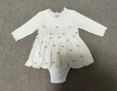 petit main　プティマイン　ワンピース　長袖ロンパース　70cm