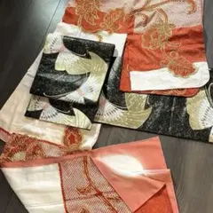 着物　訪問着　刺繍　アンティーク調　昭和レトロ大正ロマン 七五三 絞り　正絹