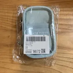 【未使用】ジェラートピケ キャリーポーチ グリーン アクスタ