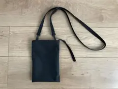 【無印良品】撥水 ミニサコッシュ ブラック