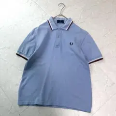 FRED PERRY ポロシャツ M12 36 S ブルー ラインのサムネイル
