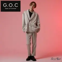G.O.C. ライトブルーダブルボタンジャケット 新品未使用
