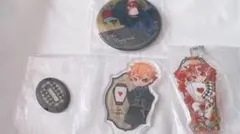 ツイステ アクリルコレクション エース 缶バッジ 一番くじ アクスタ
