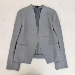 大きいサイズ セオリー LANAI ノーカラージャケット Tailor