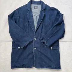 FITTZ ヴィンテージ デニム カバーオール　ジャケット ビッグシルエット