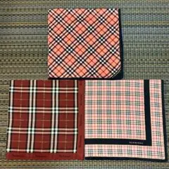 3枚セット　Burberry チェック柄　ハンカチ