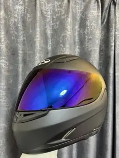 新品 システム 内蔵レンズ ヘルメット フルフェイス レッドブルー XXL