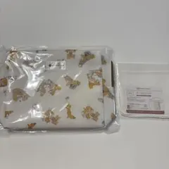 【新品未使用】Milpoche ミルポッシェ　おむつポーチ ガーゼ セット