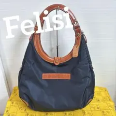 Felisi フェリージ ショルダーバッグ ネイビー ナイロンレザーのサムネイル