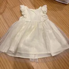 チュールワンピース　80