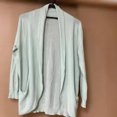 ミントグリーン カーディガン 長袖