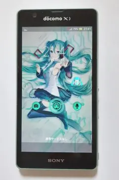 ジャンク HATSUNE MIKU Xperia SO-04E 初音ミクのサムネイル