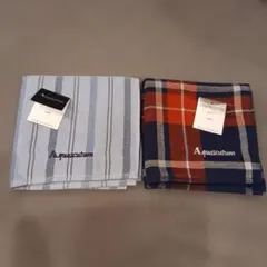 Aquascutum ハンカチ　2枚セット