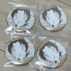 名探偵コナン 遠山和葉 缶バッジ 4点セット