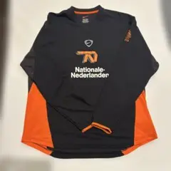 中古 オランダ代表 選手支給トレーニングトップ　XL ナイキ サッカー