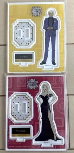 名探偵コナン　アクリルスタンド　バーボン　　安室透　ベルモット　コナンカフェ
