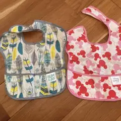 Bumkins & Disney Baby お食事エプロン 2枚セット