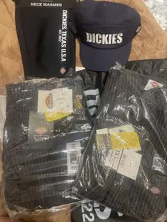 Dickies デニム上下セットアップ×キャップ×ネックウォーマーセット XL
