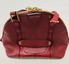 MARC JACOBS レッド ハンドバッグ　秋　差し色